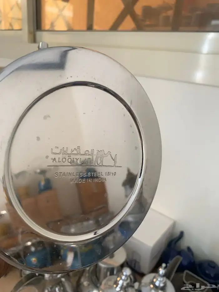 أبريق ستيل ثقيل بقاعدة عريضة وثقيلة طراز قديم 4