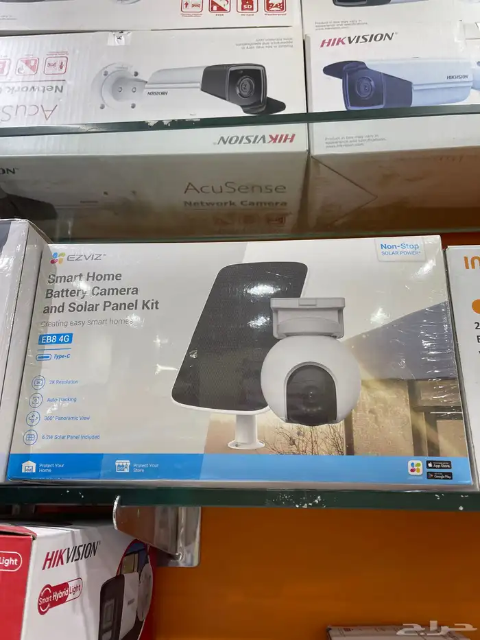 كاميرات طاقة شمسية تعمل بشريحة بيانات 3