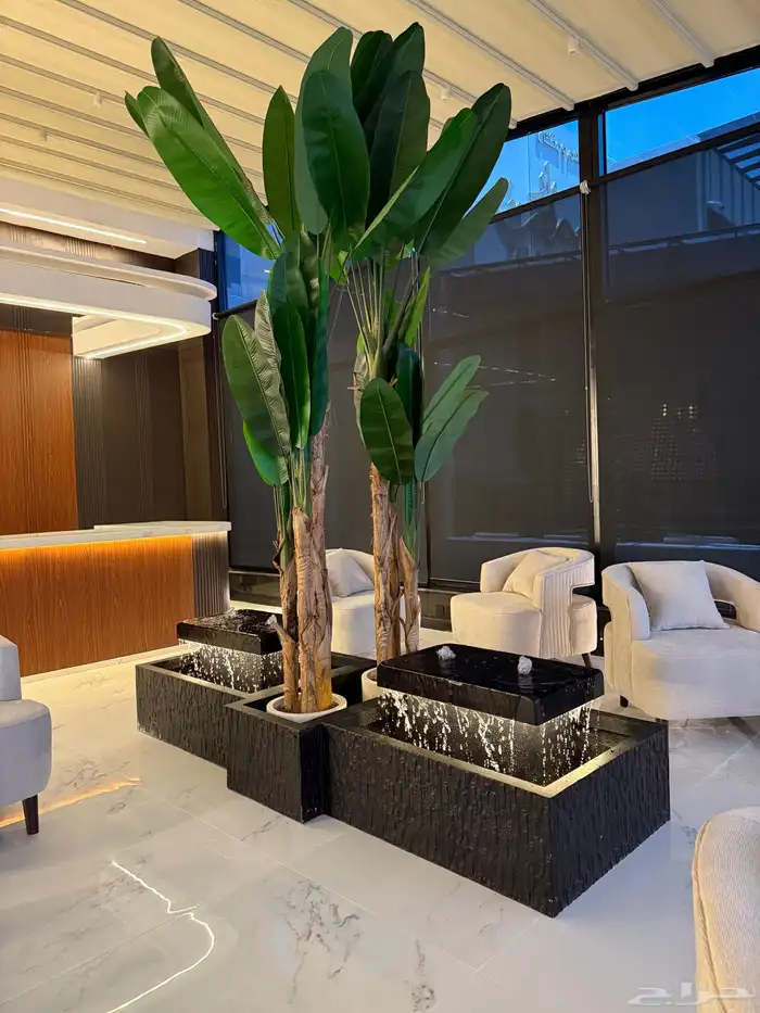 شلالات فايبر نوافير جاهزة متنقلة فايبر تفصيل بسعر الجملة 66