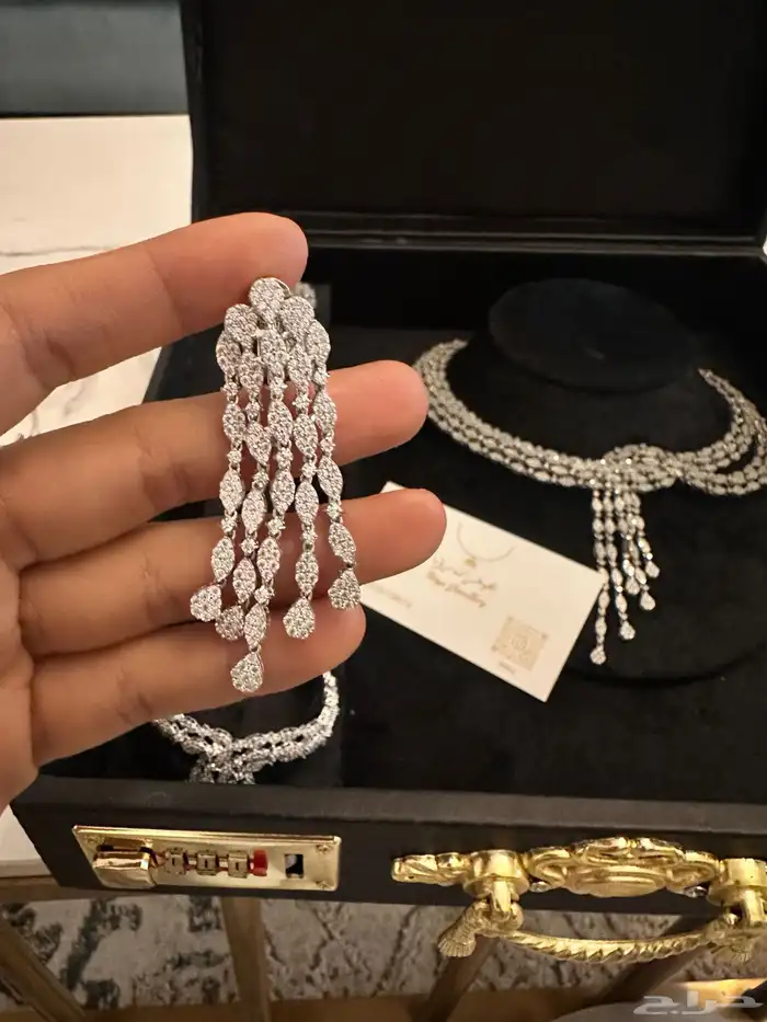 طقم مطلي ألماس 2