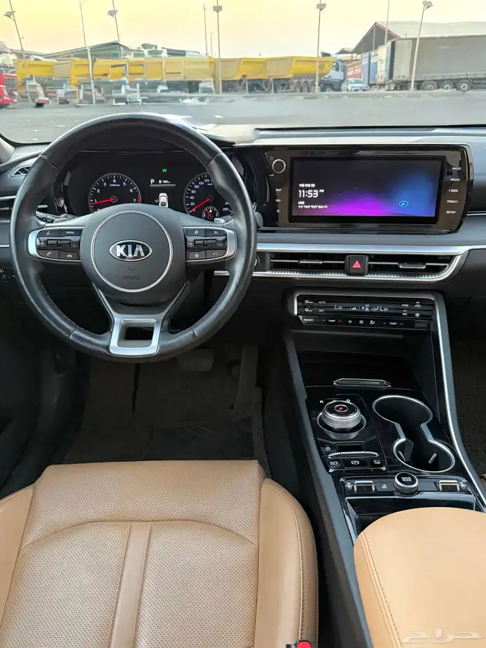 كيا K5 بنورما 2020 فل كامل داخل جملي بحالة الوكاله للبيع 14