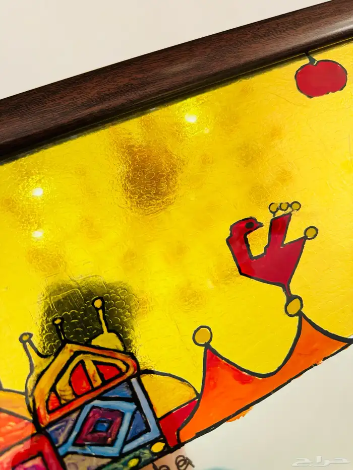 لوحة فنيه للفنانه السعودية هبه جامع 3