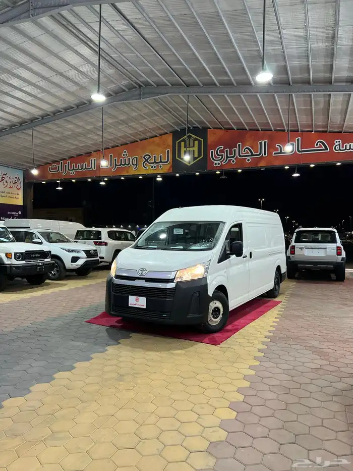 تويوتا هاي اس بضاعة سقف عالي ديزل يدوي2026 جديد 170.200شامل 0