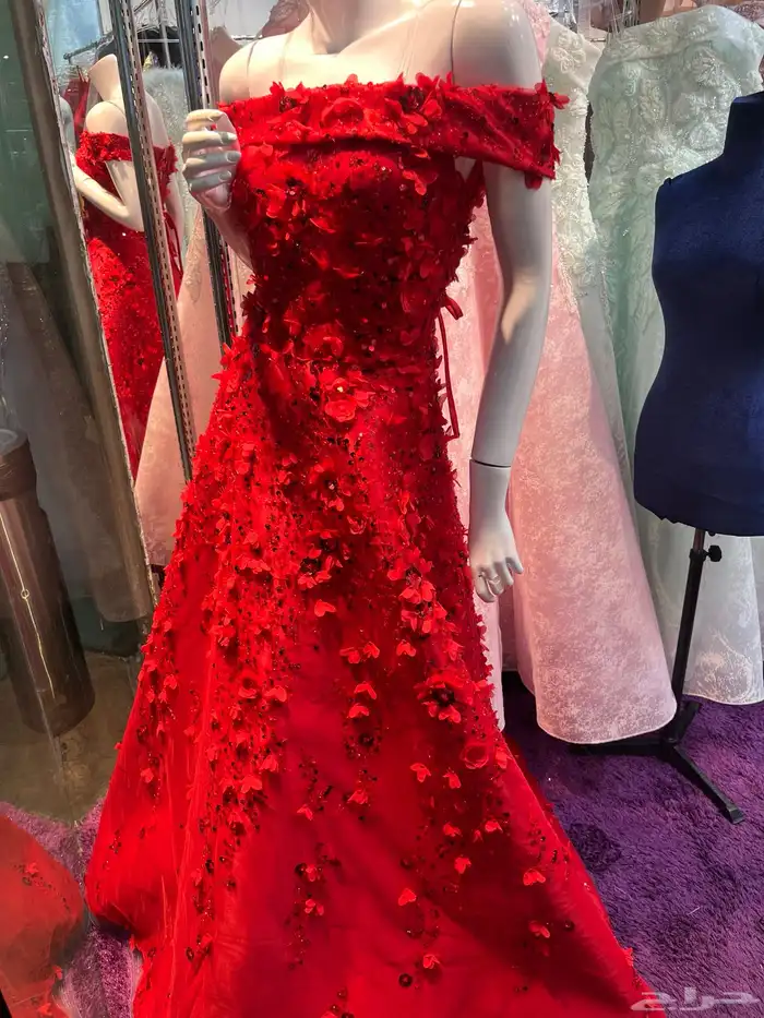 فستان سهره احمر للبيع 2