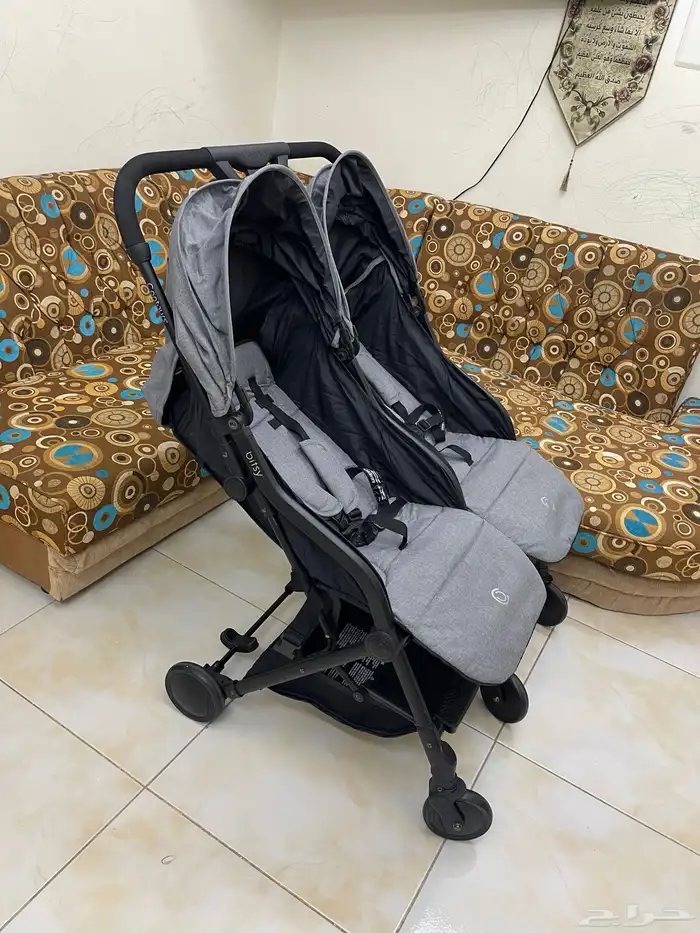 استرولر توأم ماركه contours bisty جديده تماما استخدام بسيط 9