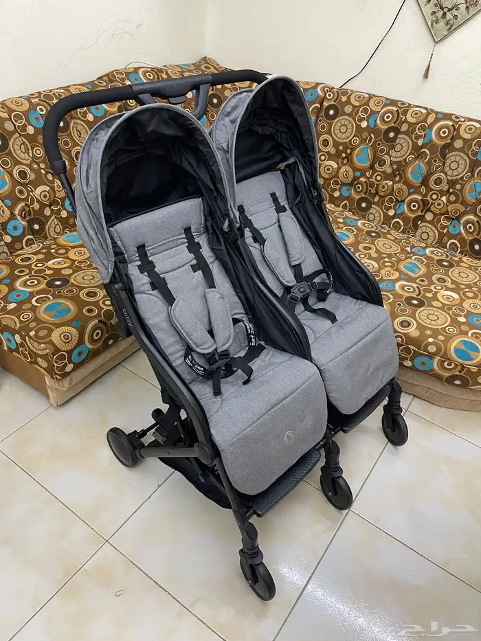 استرولر توأم ماركه contours bisty جديده تماما استخدام بسيط 7