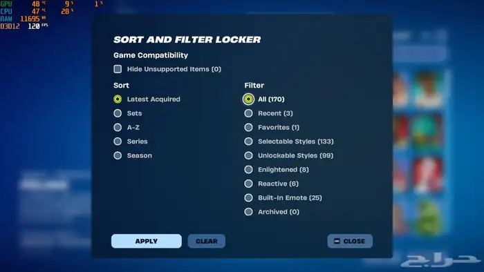 حساب فورتنايت طور الزومبي 1