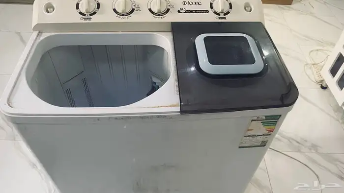 يوجد غساله للبيع فيها مشكله بسيطه راحت الغسيل فيها مشكله بس 3