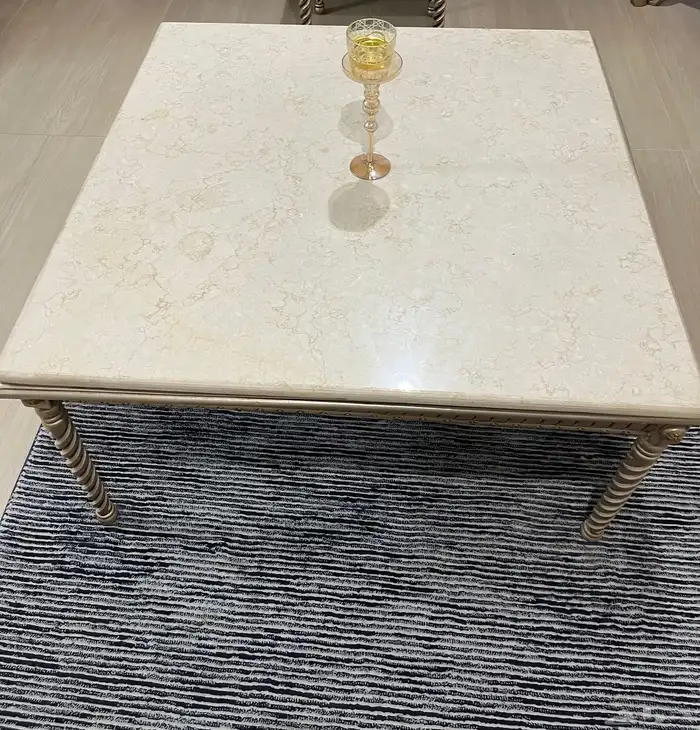 طقم طاولات من الرخام القوي 0