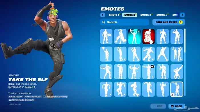 سلام عليكم اقدم لكم حساب فورت نايت 5