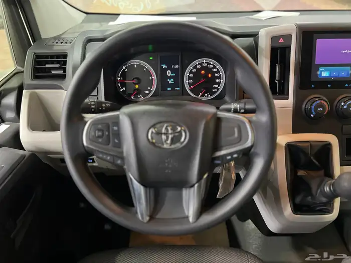 تويوتا هاي اس بضاعة سقف عالي ديزل يدوي2026 جديد 170.200شامل 17