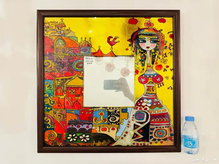 لوحة فنيه للفنانه السعودية هبه جامع 5