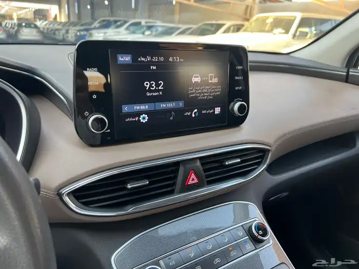 سنتافي 2023 دبل بنزين 7 مقاعد نظيف جدا لدى قمة الاطلال 53