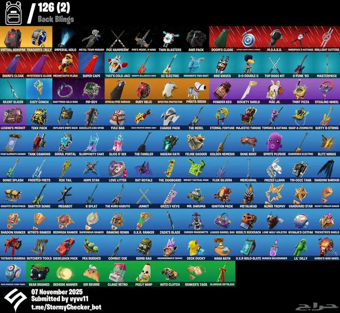 حساب فورتنايت مميز 4