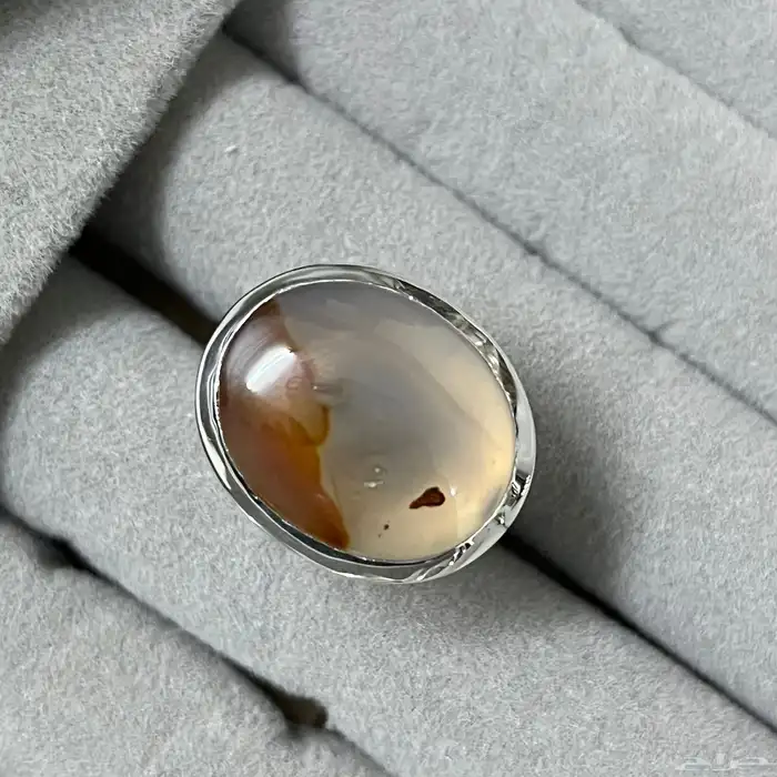 خاتم فضة ملكي ملبوس الأمراء يليق بك 0