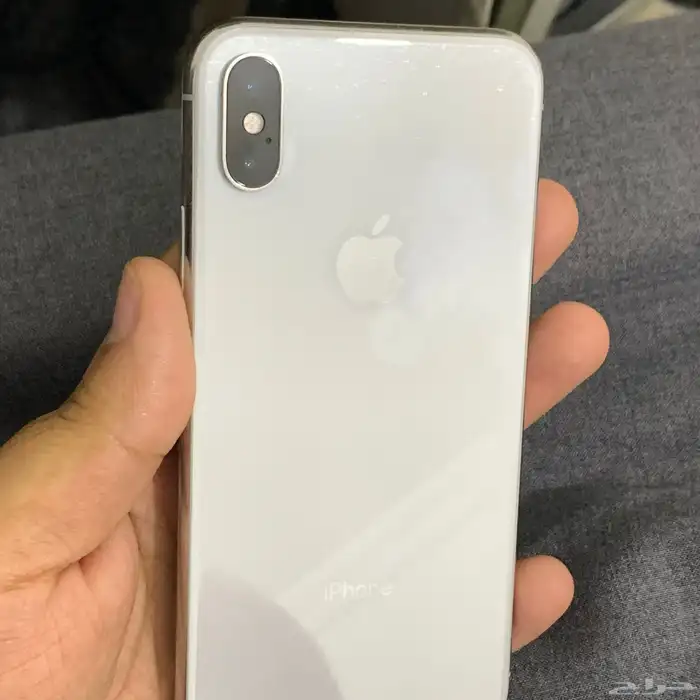 iPhone X silver 2