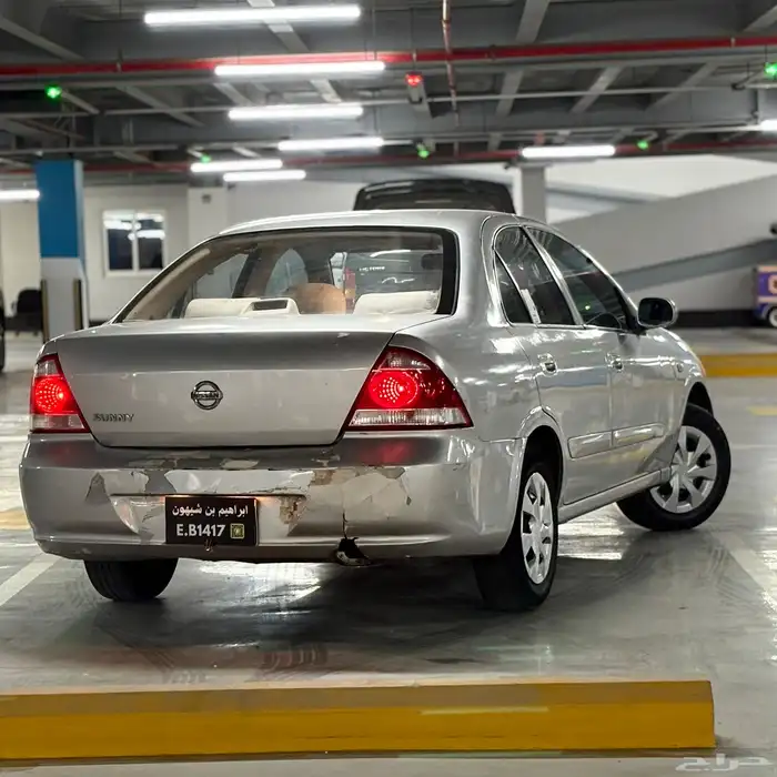 نيسان صني 2008 قير عادي شامله نقل ملكيه 3