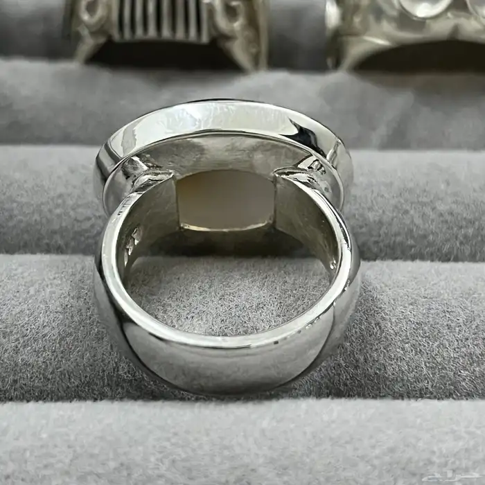 خاتم فضة ملكي ملبوس الأمراء يليق بك 4