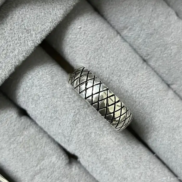 دبلة فضة عيار 999 فخامة في الصياغة شيء جميل 1