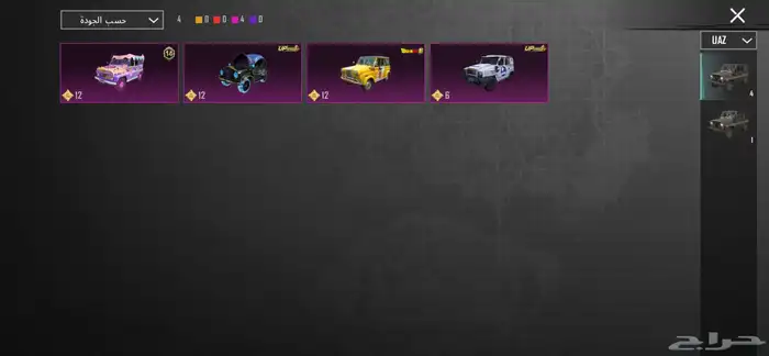 حساب ببجي 33