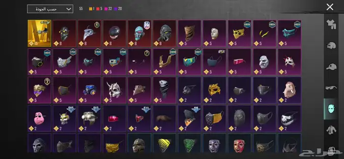 حساب ببجي 10