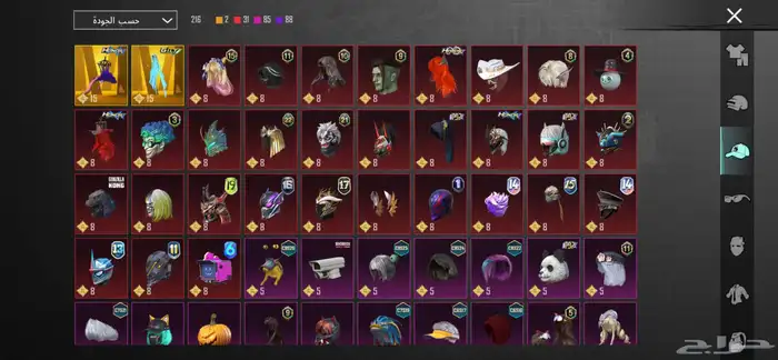 حساب ببجي للبيع 7