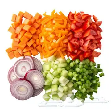 خضار طازجة ومقطعة تغليف متميز اسعار رمزية توصيل مجاني 9