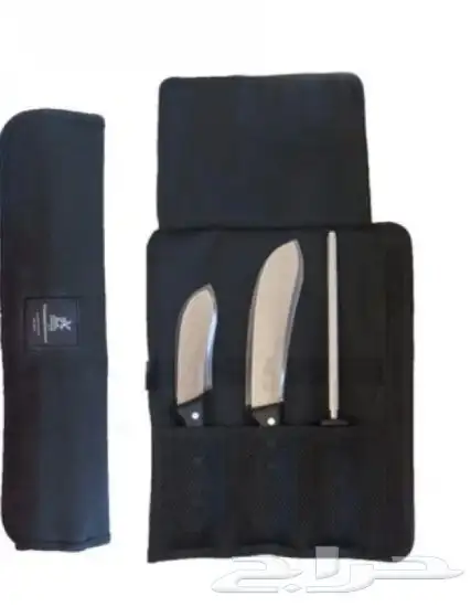 طقم سكاكين مع مسن ام طاحونه 0