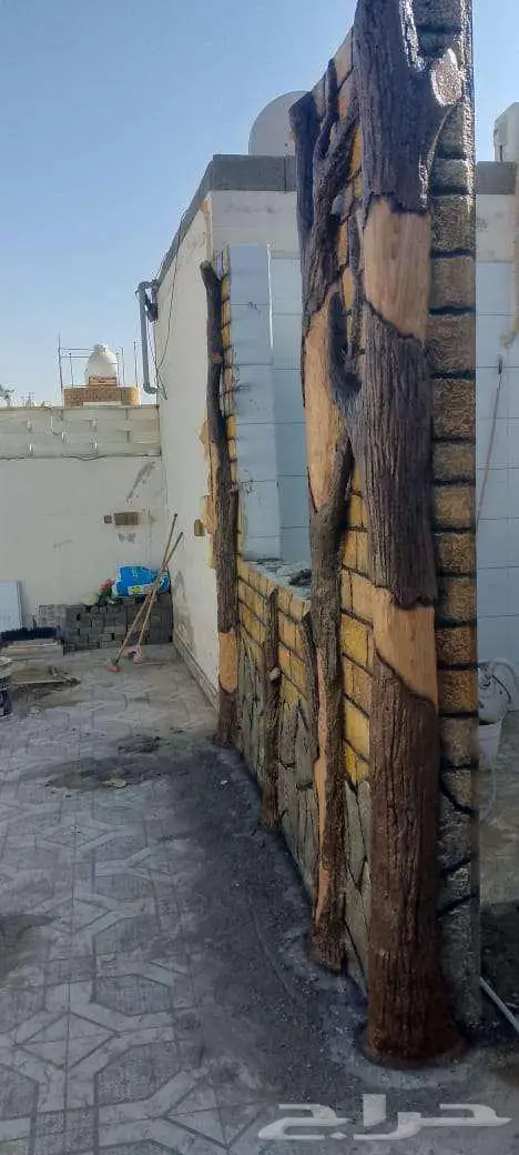 نحت أشجار وشلالات مياه 2