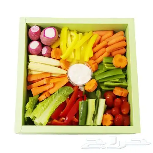 خضار طازجة ومقطعة تغليف متميز اسعار رمزية توصيل مجاني 10