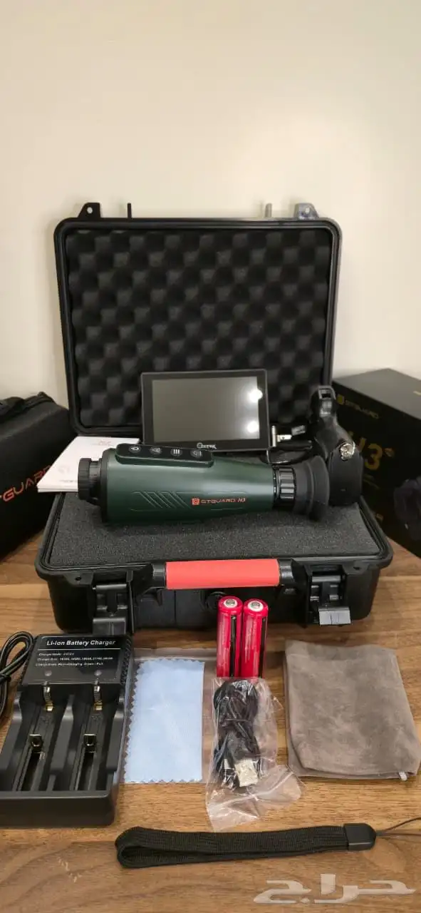 منظار حراري مطور برؤية متعددة دقة فائقة للتسجيل مع شاشة عرض 6