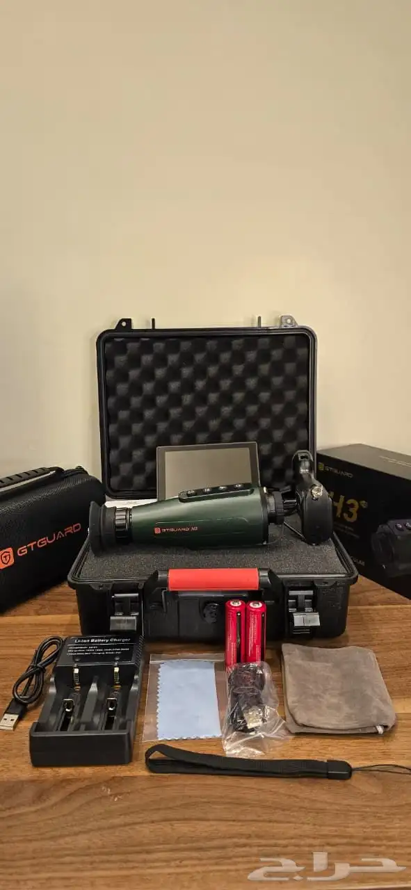 منظار حراري مطور برؤية متعددة دقة فائقة للتسجيل مع شاشة عرض 8