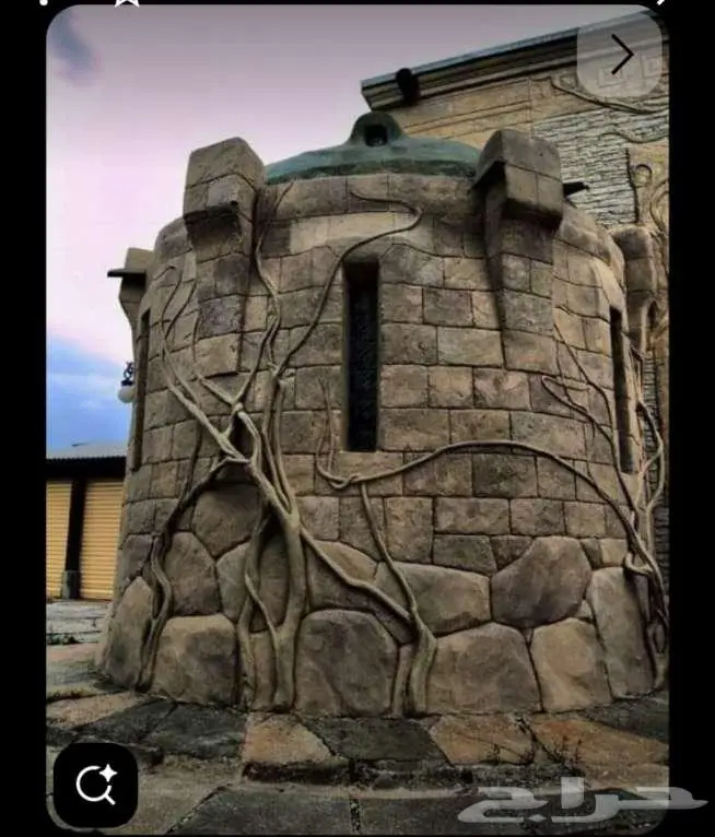 نحت أشجار وشلالات مياه 3