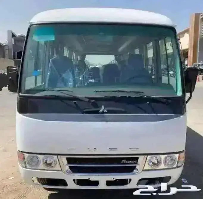 باص ميتسوبيشي روزا 26راكب ديزل خليجي موديل2024(بأقل الاسعار 7