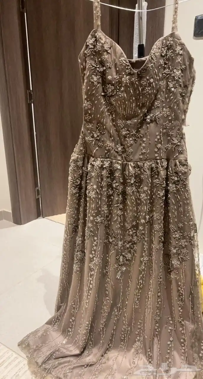 فستان زواج جديد ما انلبس نهائيا  يلبس من مديم الى لارج. 0