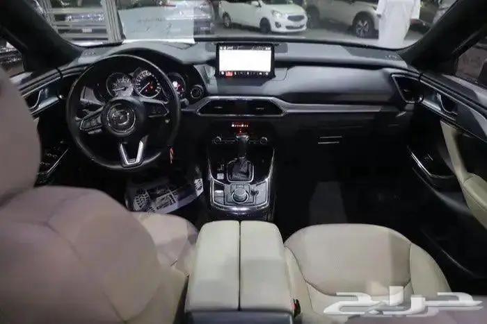 مازدا CX9 فل كامل فتحة سقف جلد اربعة سلندر موديل 2023 12
