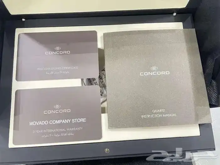 ساعة كونكورد بنينغتون المآس شبه جديدة مع كامل ملحقاتها 4