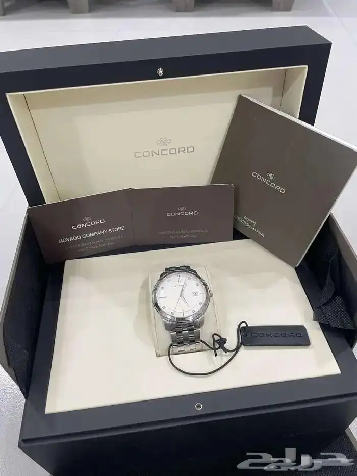 ساعة كونكورد بنينغتون المآس شبه جديدة مع كامل ملحقاتها 3