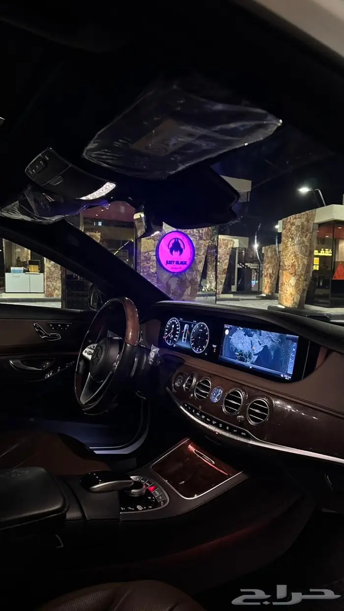 مرسيدس S450 مخزن بحالة الوكالة 7