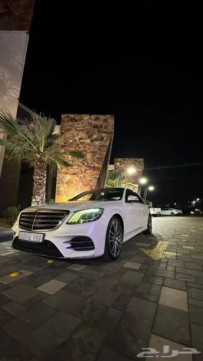 مرسيدس S450 مخزن بحالة الوكالة 0