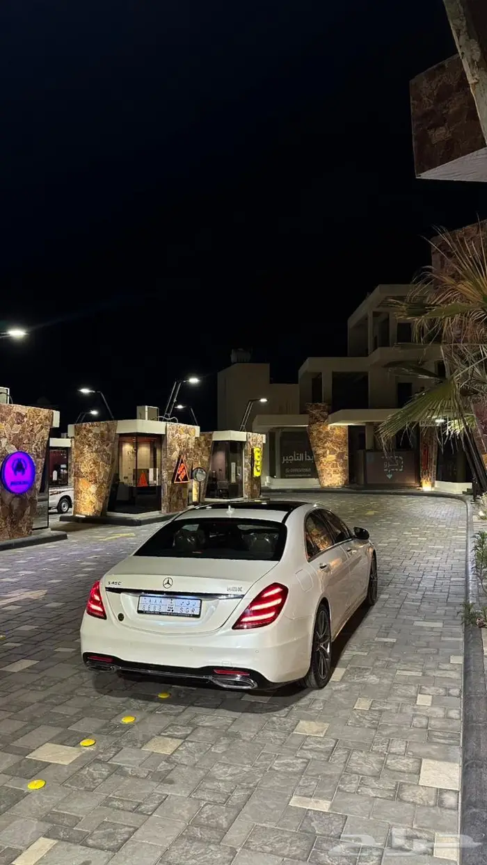 مرسيدس S450 مخزن بحالة الوكالة 1