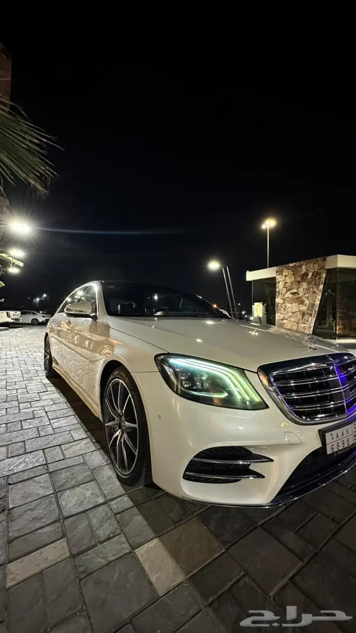مرسيدس S450 مخزن بحالة الوكالة 3