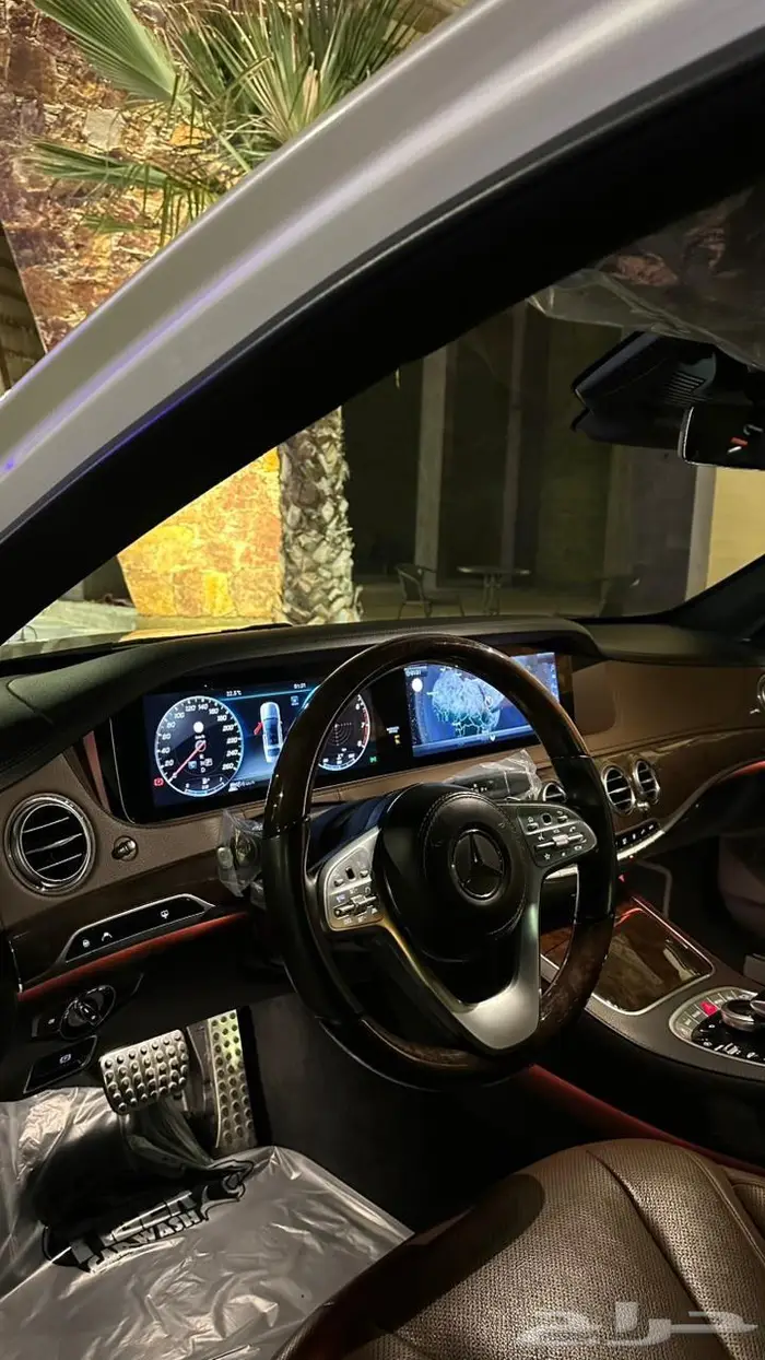 مرسيدس S450 مخزن بحالة الوكالة 6