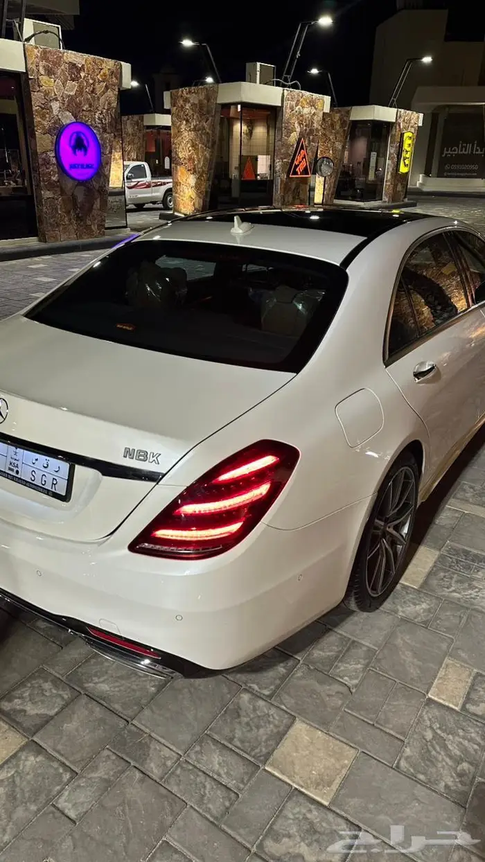 مرسيدس S450 مخزن بحالة الوكالة 8