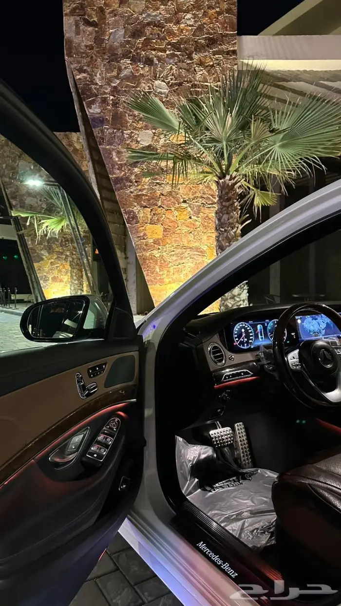مرسيدس S450 مخزن بحالة الوكالة 10