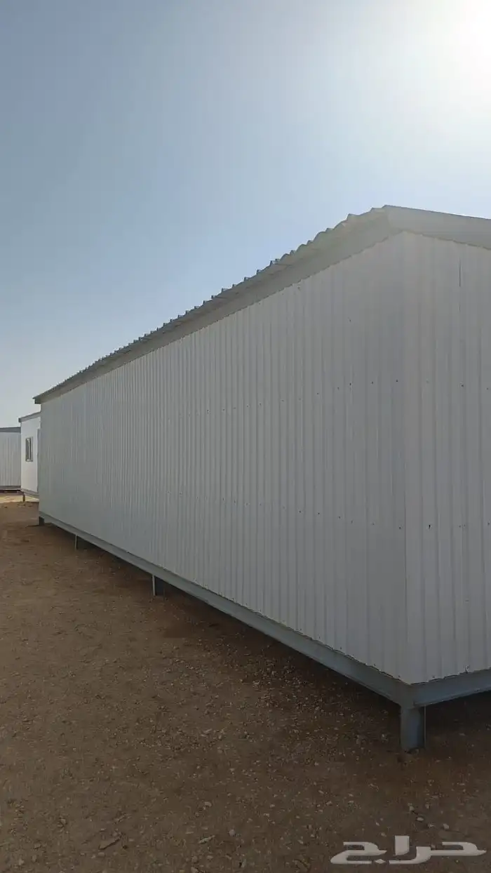 للبيع غرفة بركس متنقلة جاهزة برتبل مجلس 12.20 4.15 1