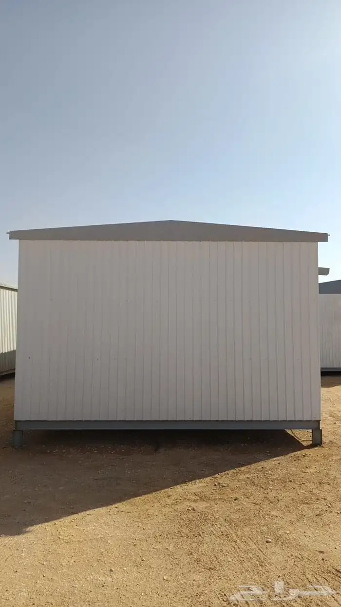 للبيع غرفة بركس متنقلة جاهزة برتبل مجلس 12.20 4.15 2