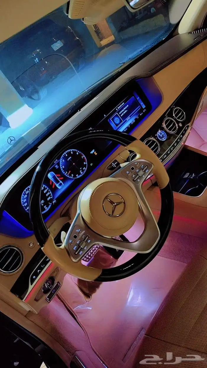 مرسيدس S560 جفالي نظيف مره علئ الشرط فحصه كله وكاله 7