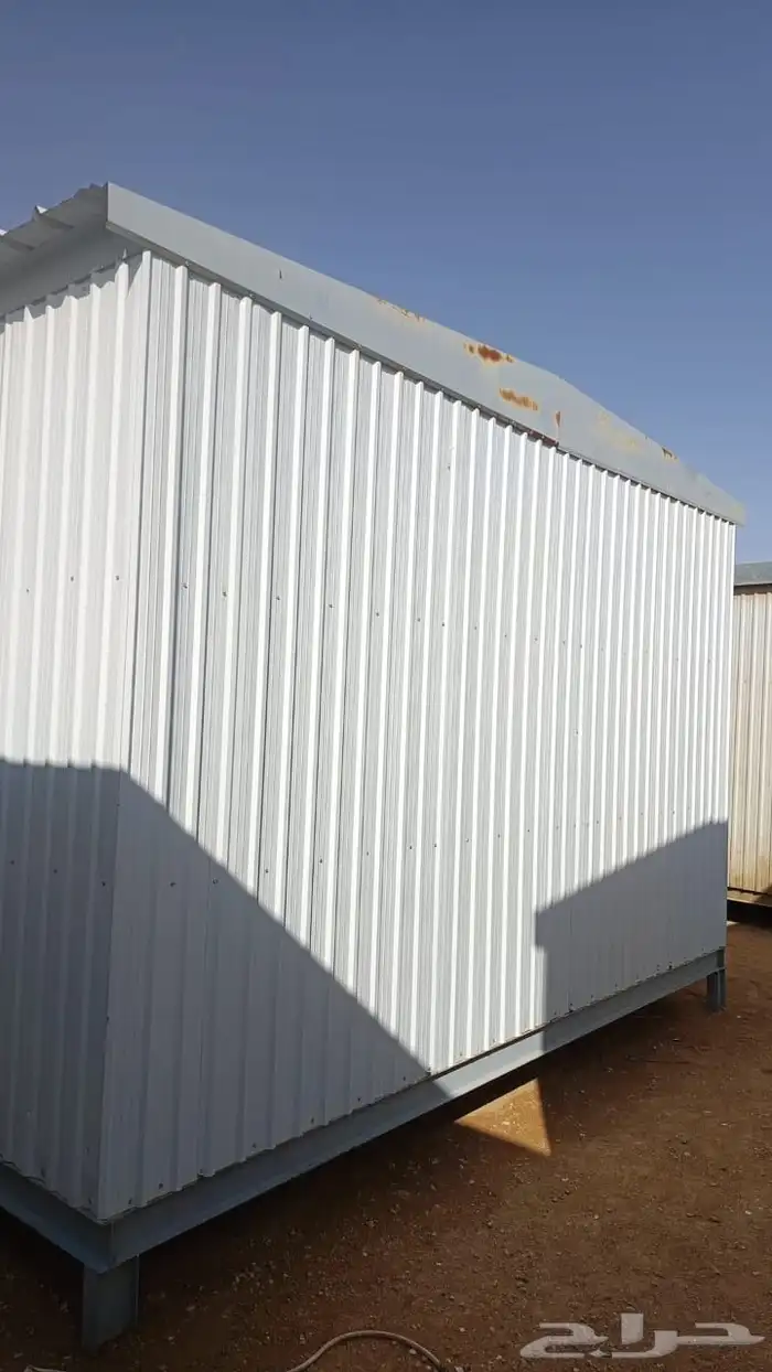 للبيع غرفة بركس متنقلة جاهزة برتبل مجلس 12.20 4.15 3