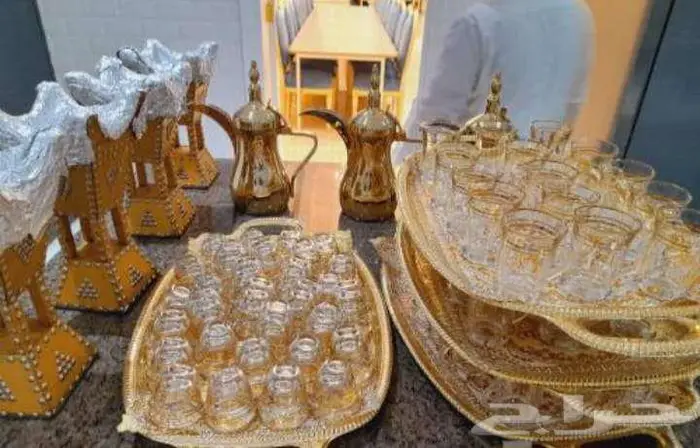 قهوجي وصبابين كراسي وطاولات زل خيم 3